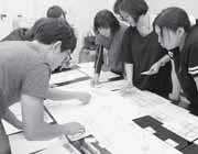 避難所運営訓練の様子