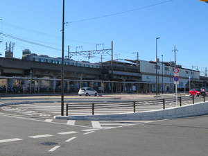 星田駅北側ロータリー