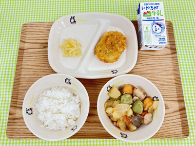 回数の減る米飯給食