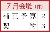 補正予算2件、契約3件